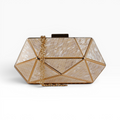 Bolsa de Festa Clutch Acrílico Bege