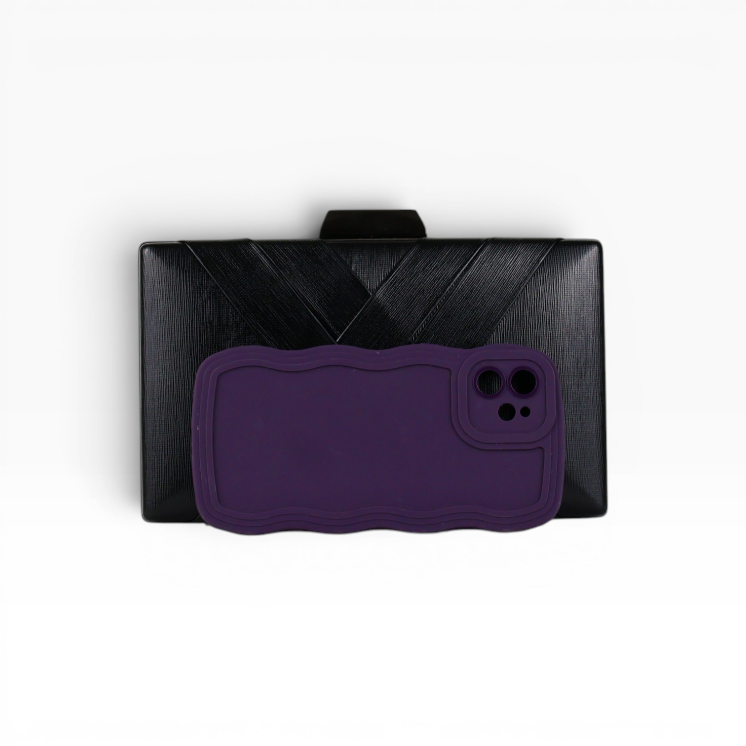 Bolsa Festa Clutch Preta