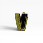 Bolsa de Festa Clutch Pedraria Verde Pistaccio