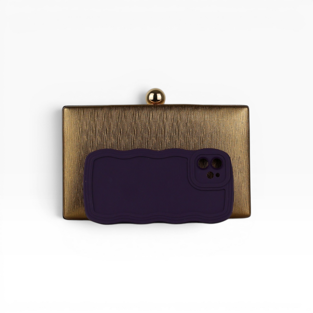 Bolsa Clutch Festa Ouro Velho