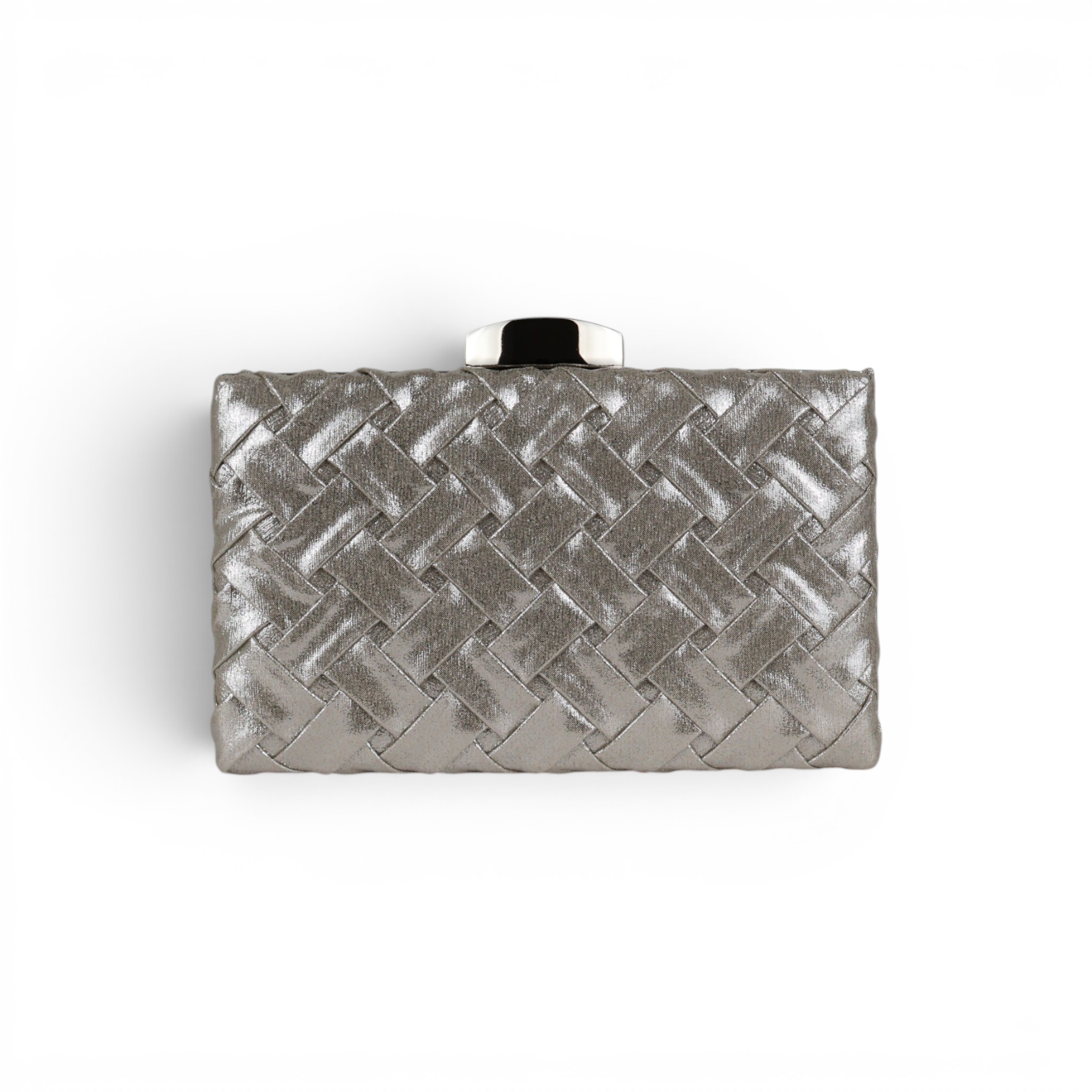 Bolsa Clutch Festa Prata Velha