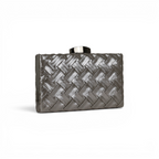 Bolsa Clutch Festa Prata Velha