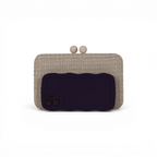 Bolsa Clutch Festa Palha Bege