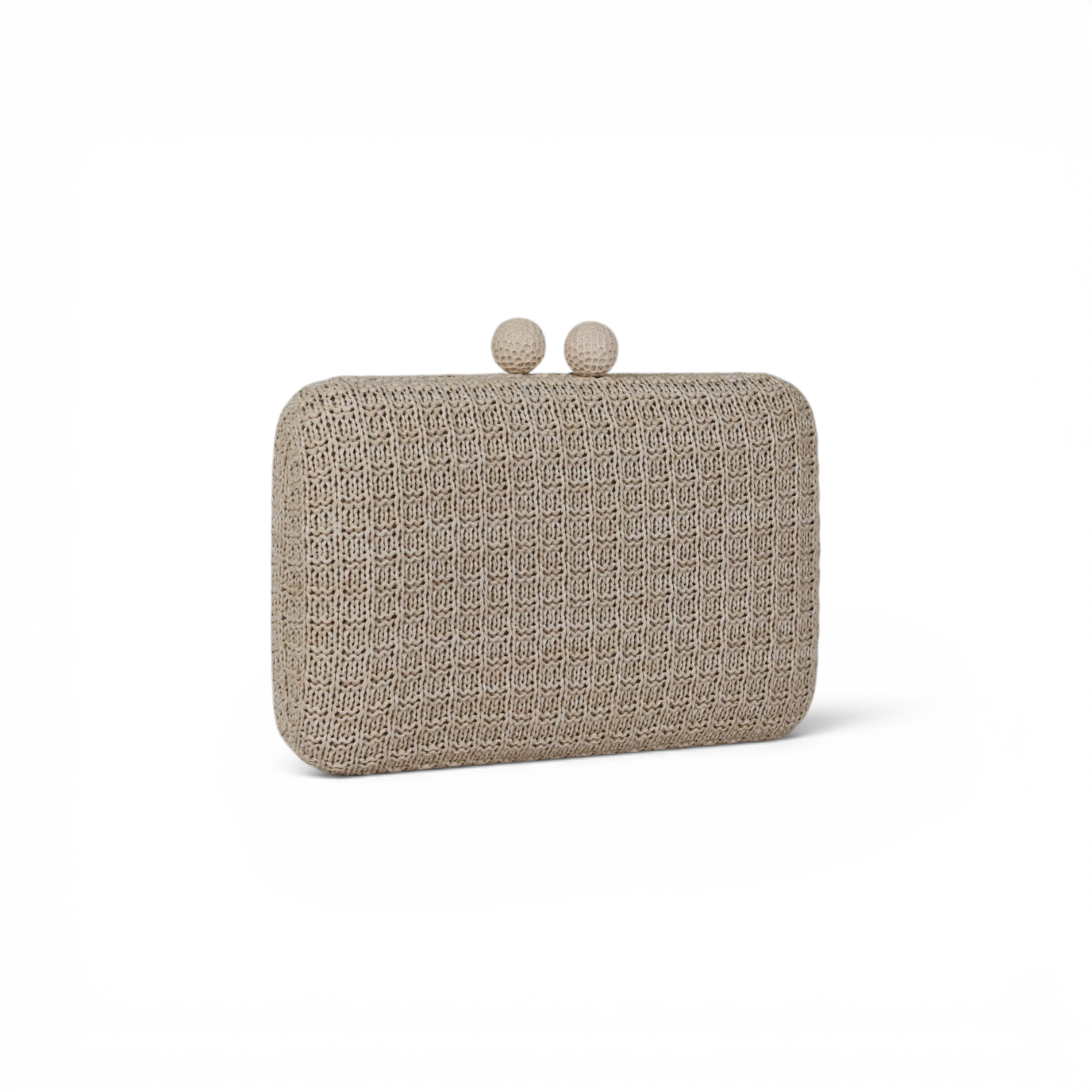 Bolsa Clutch Festa Palha Bege