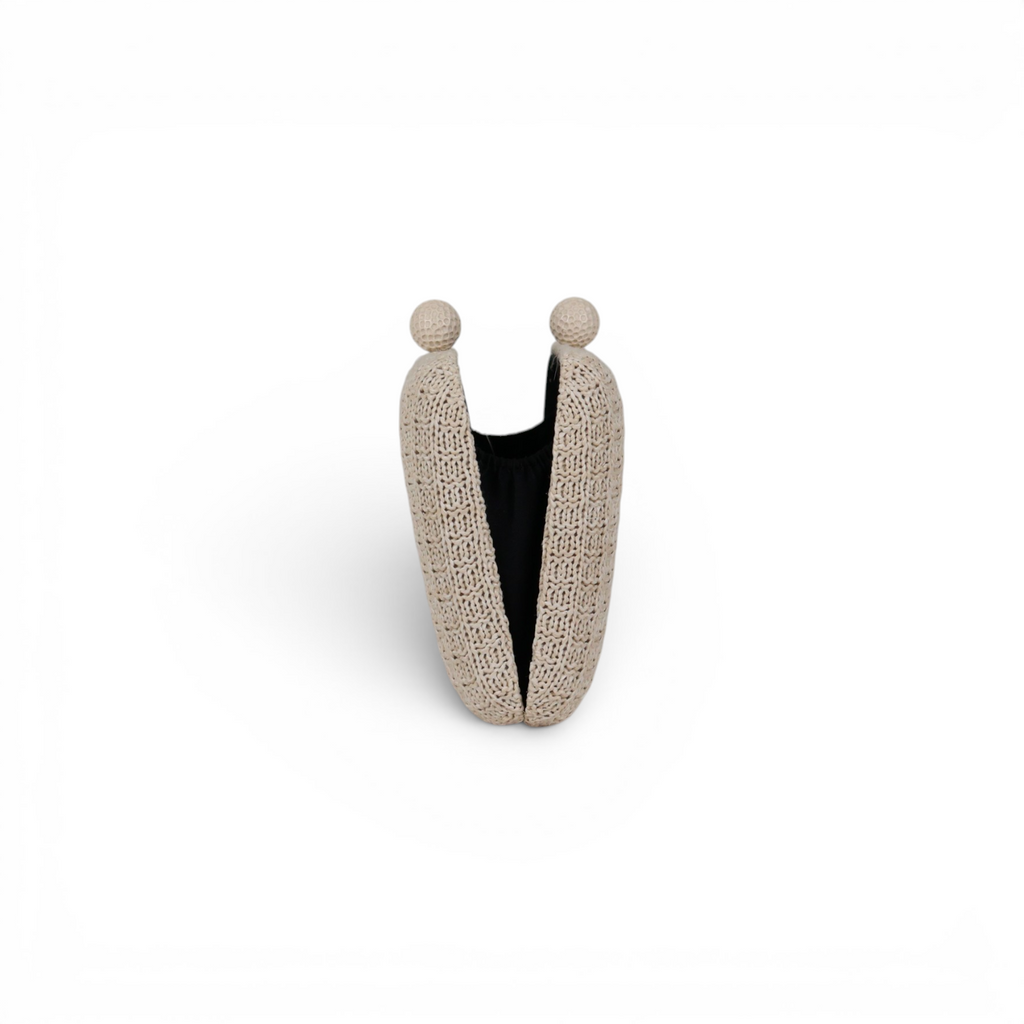 Bolsa Clutch Festa Palha Bege