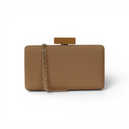 Bolsa Clutch Festa Palha Nude Escuro