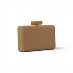 Bolsa Clutch Festa Palha Nude Escuro