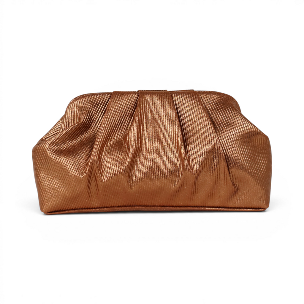 Bolsa Transversal Pouch Marrom Bronze