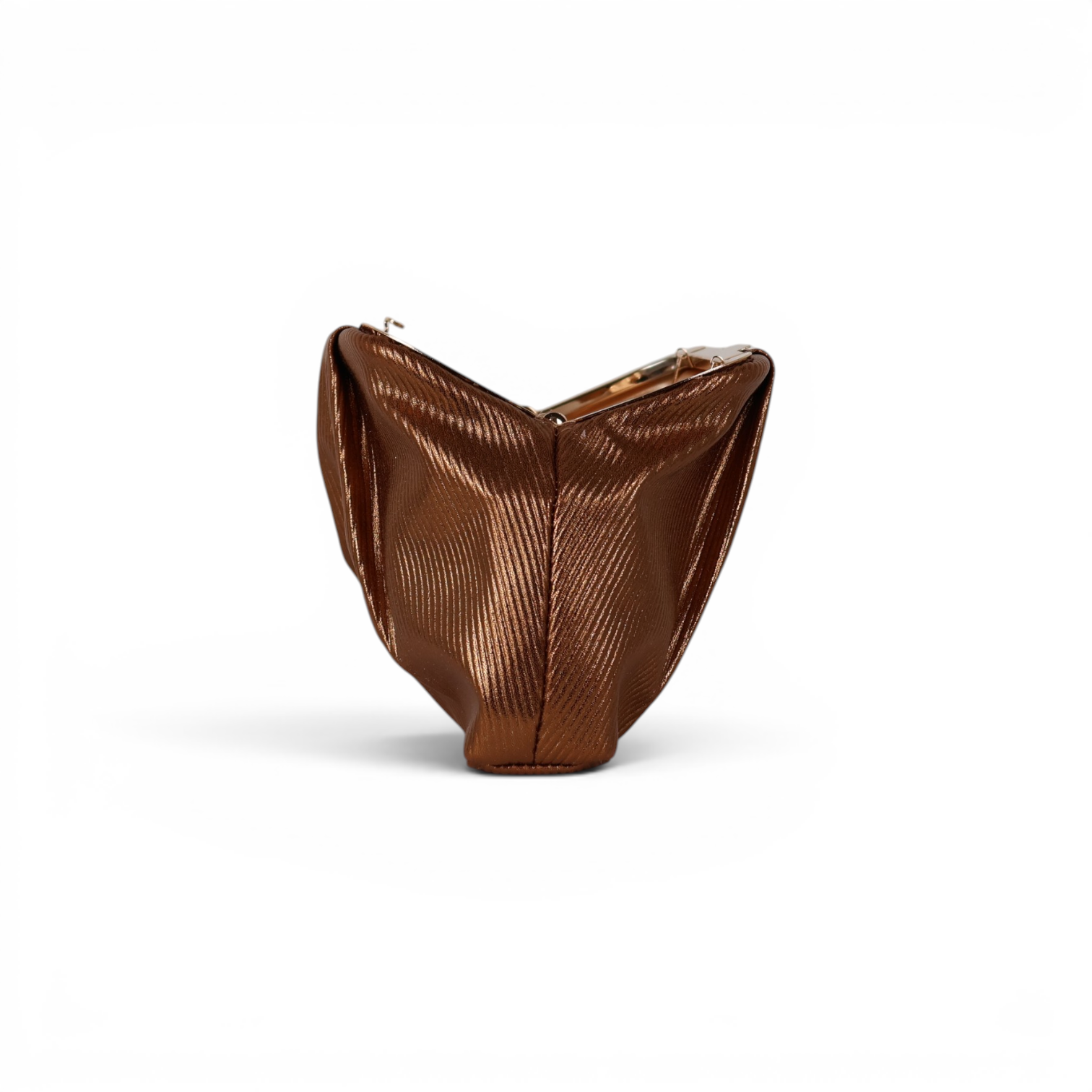 Bolsa Transversal Pouch Marrom Bronze