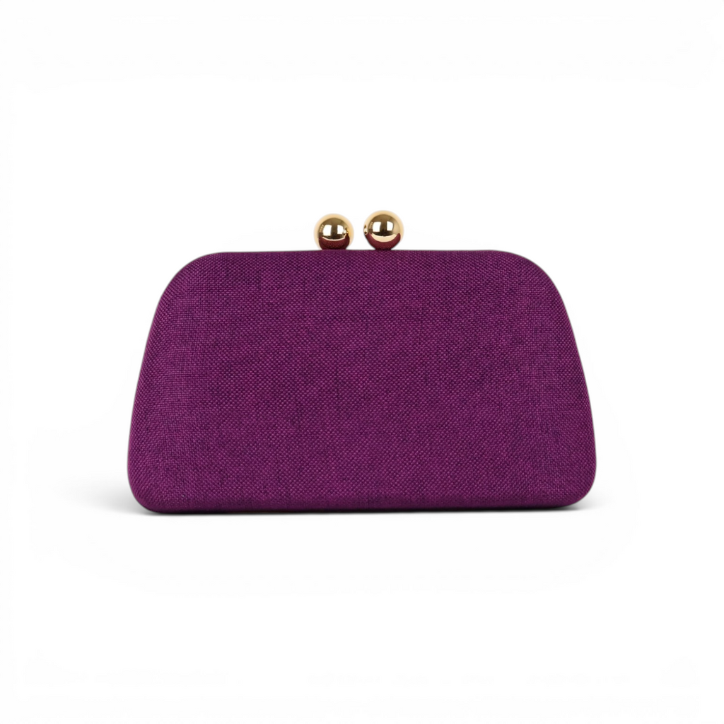 Bolsa de Festa Clutch Roxa