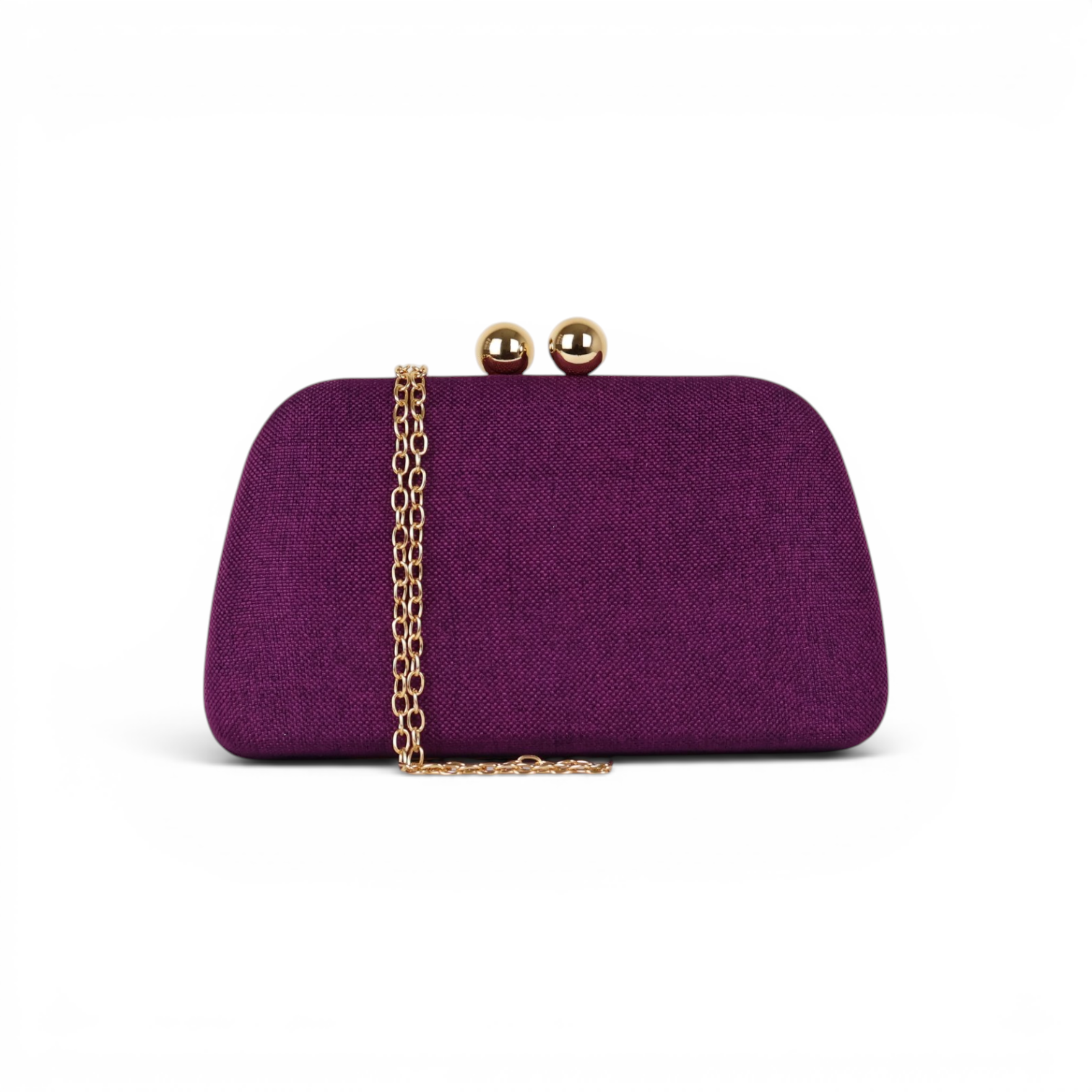 Bolsa de Festa Clutch Roxa