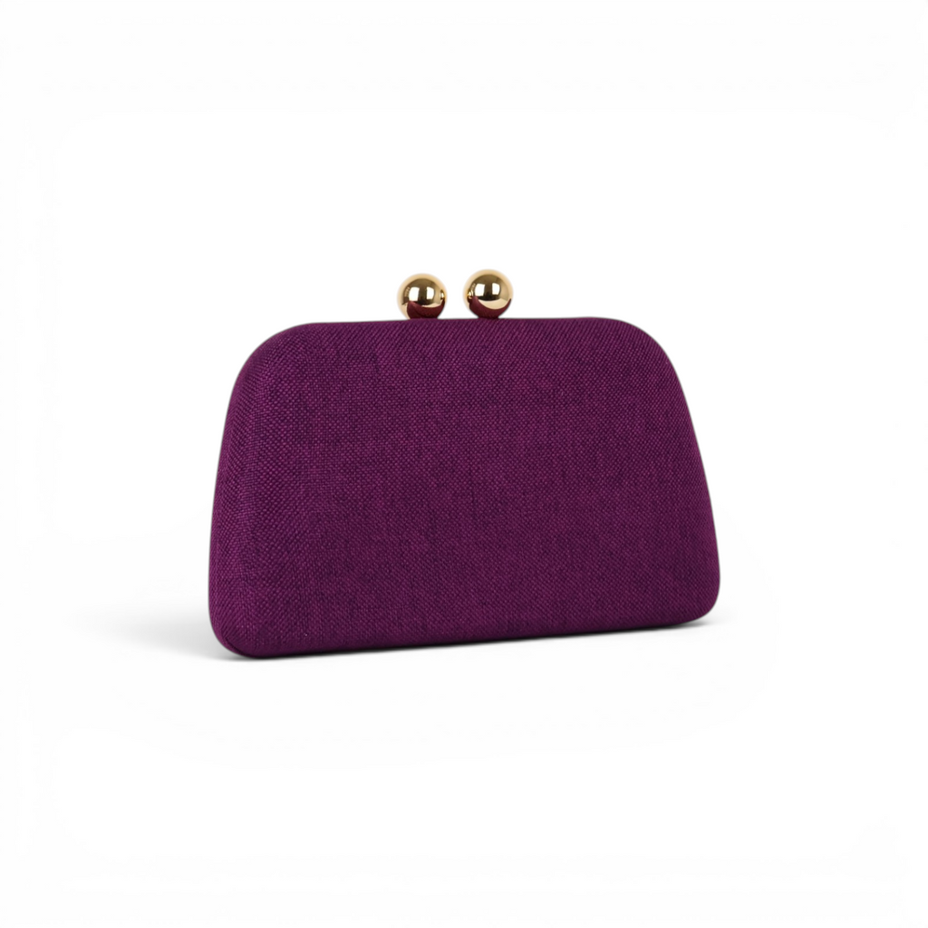 Bolsa de Festa Clutch Roxa