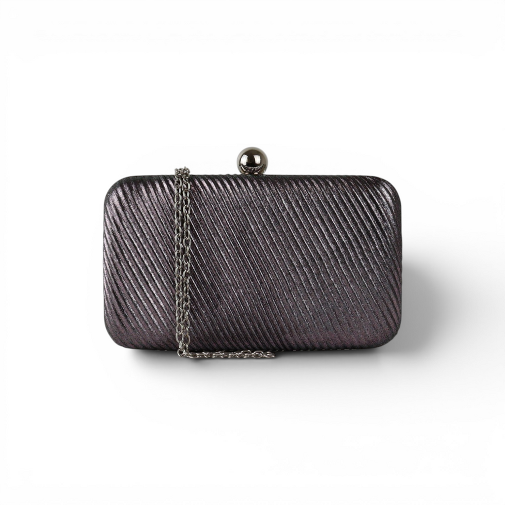 Bolsa de Festa Clutch Prata Velho