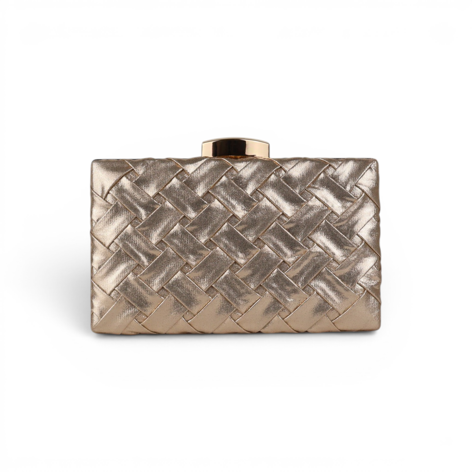 Bolsa Clutch Festa Champagne Metalizada