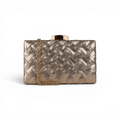 Bolsa Clutch Festa Champagne Metalizada