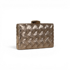 Bolsa Clutch Festa Champagne Metalizada