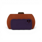 Bolsa de Festa Clutch Terracota