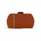 Bolsa de Festa Clutch Terracota
