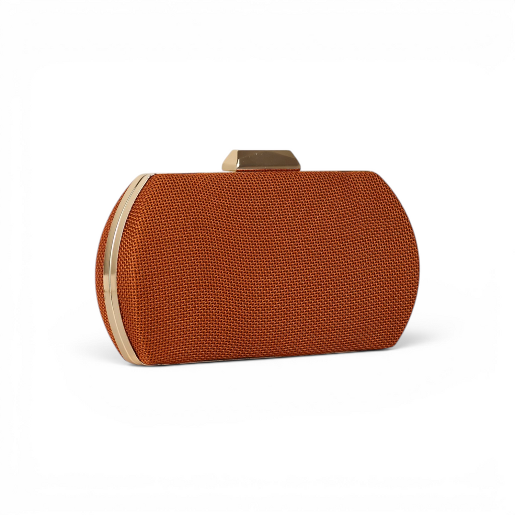 Bolsa de Festa Clutch Terracota
