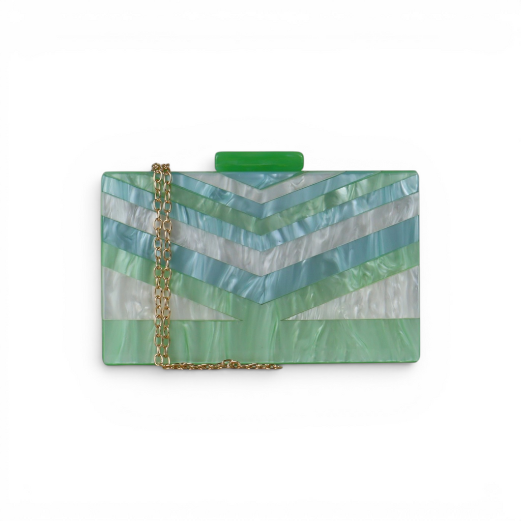 Bolsa de Festa Clutch Acrílico Verde - ReUse