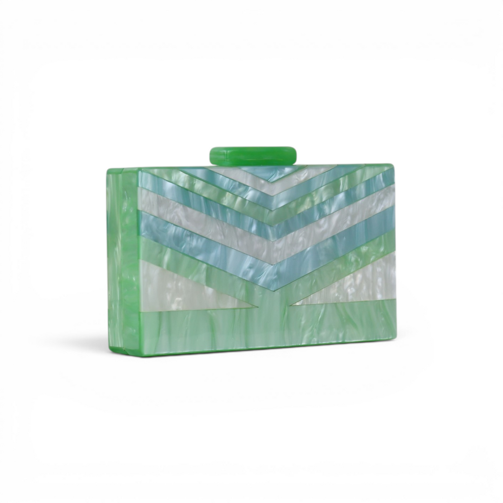 Bolsa de Festa Clutch Acrílico Verde - ReUse