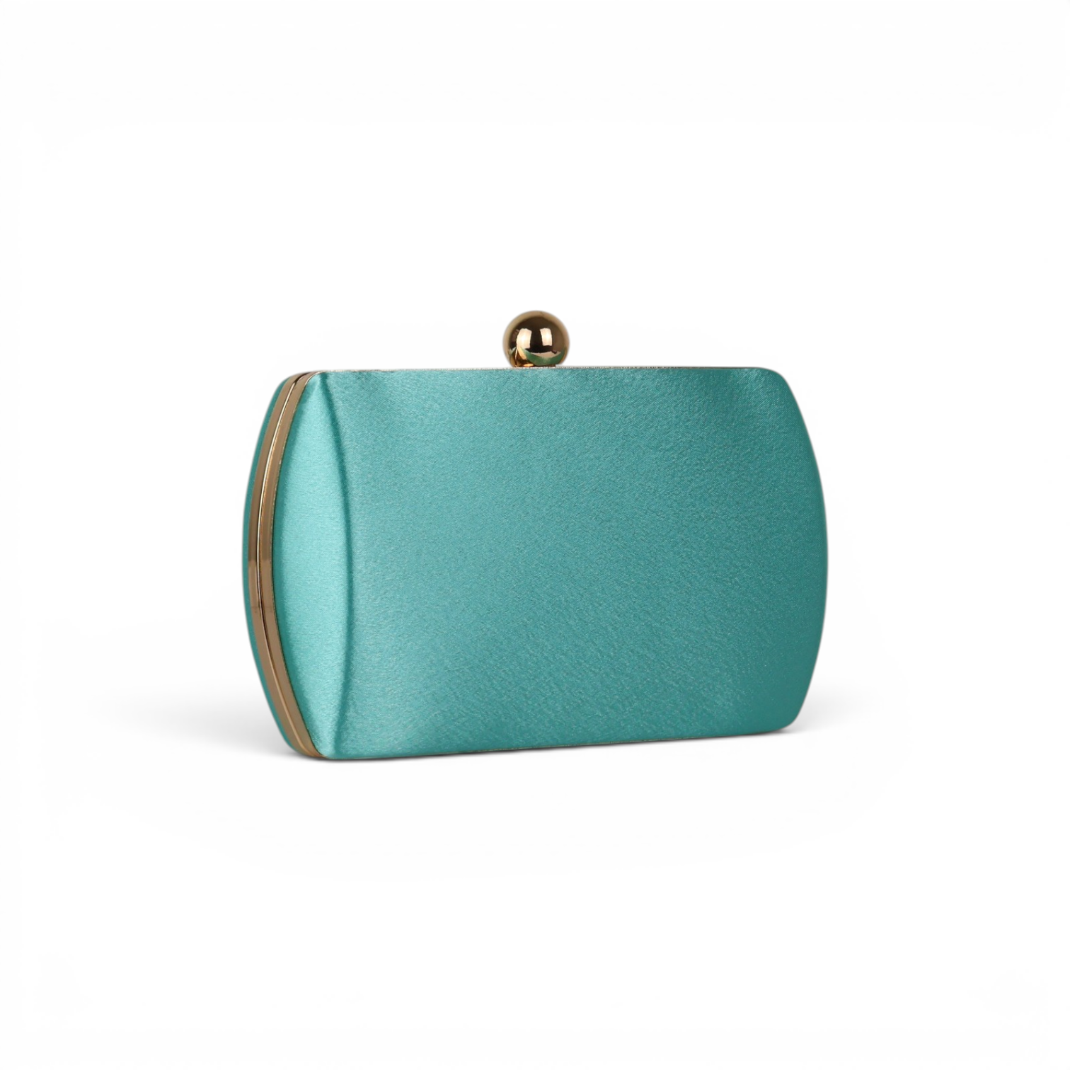 Bolsa Clutch Festa Cetim Turquesa