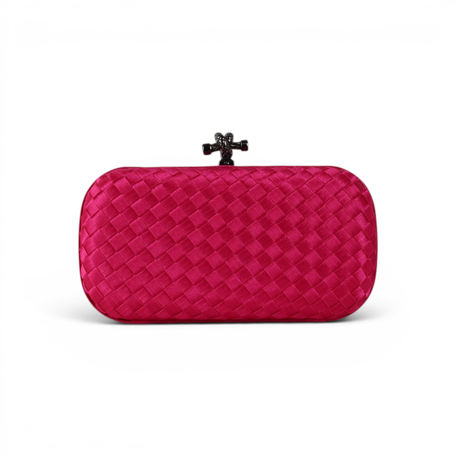Clutch Tressê Cetim Inspired Pequena Rosa