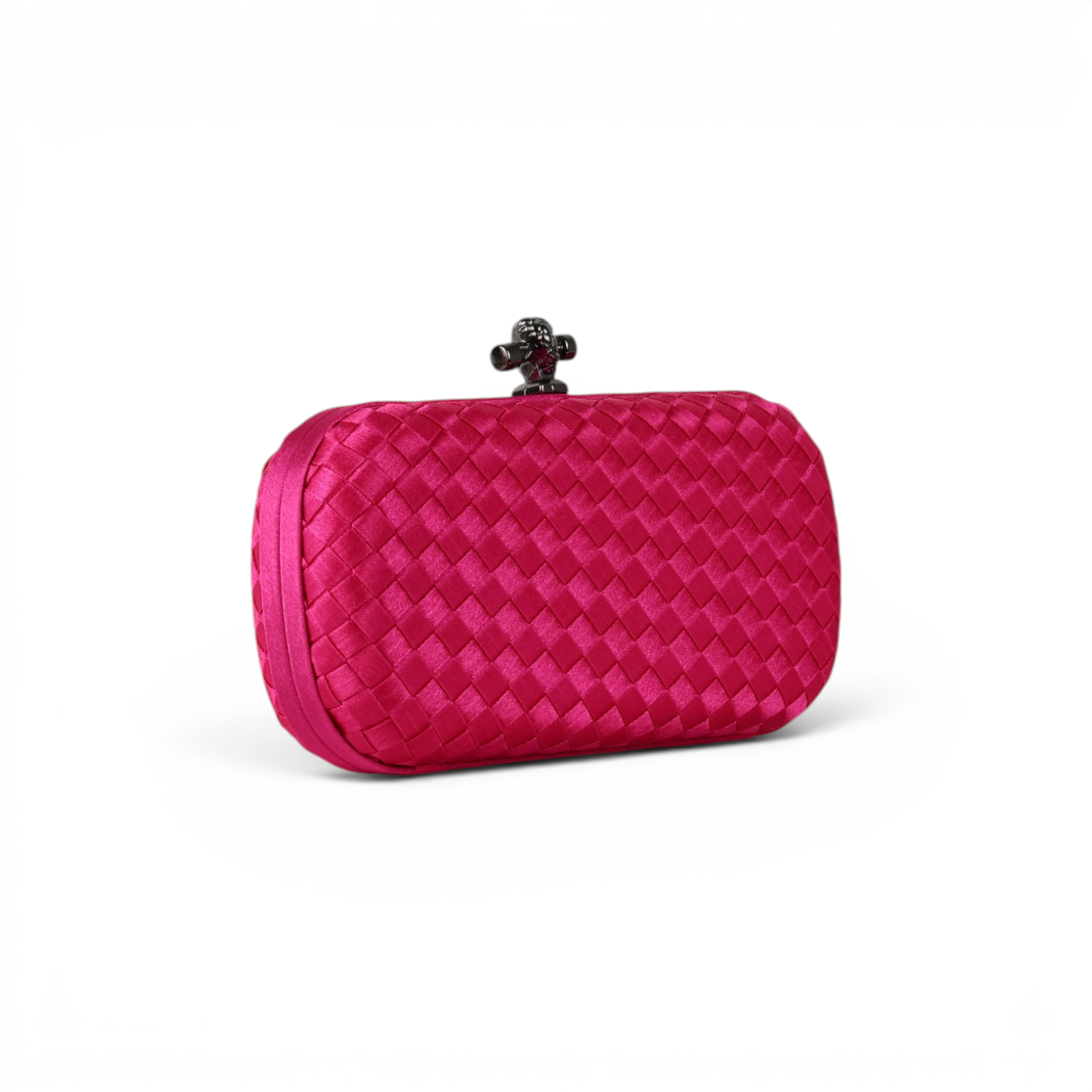 Clutch Tressê Cetim Inspired Pequena Rosa