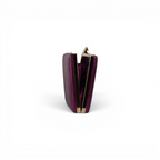 Bolsa de Festa Clutch Metalizada Roxo Berinjela