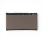Bolsa Carteira Envelope Strass Prata Grafite