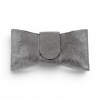 Bolsa Carteira Envelope Strass Prata