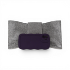 Bolsa Carteira Envelope Strass Prata
