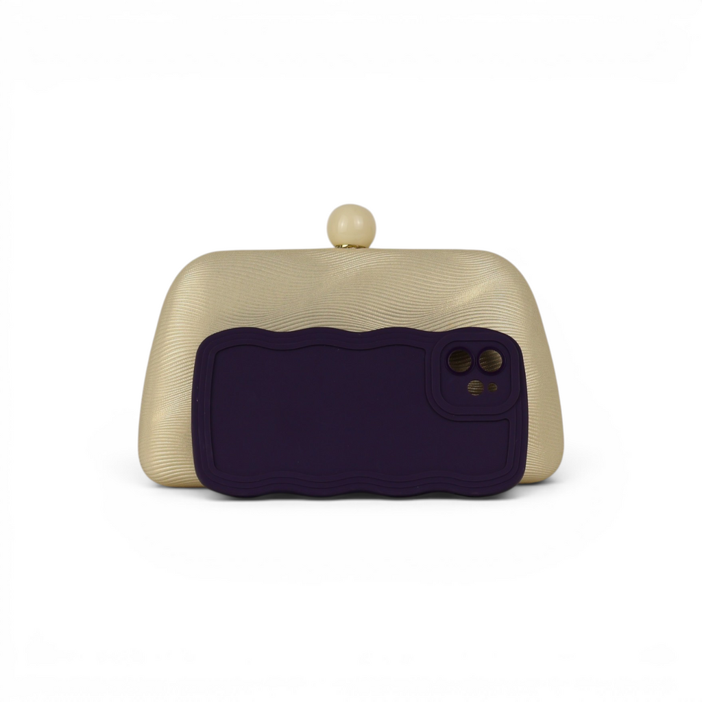 Bolsa Clutch Festa Amarelo Manteiga