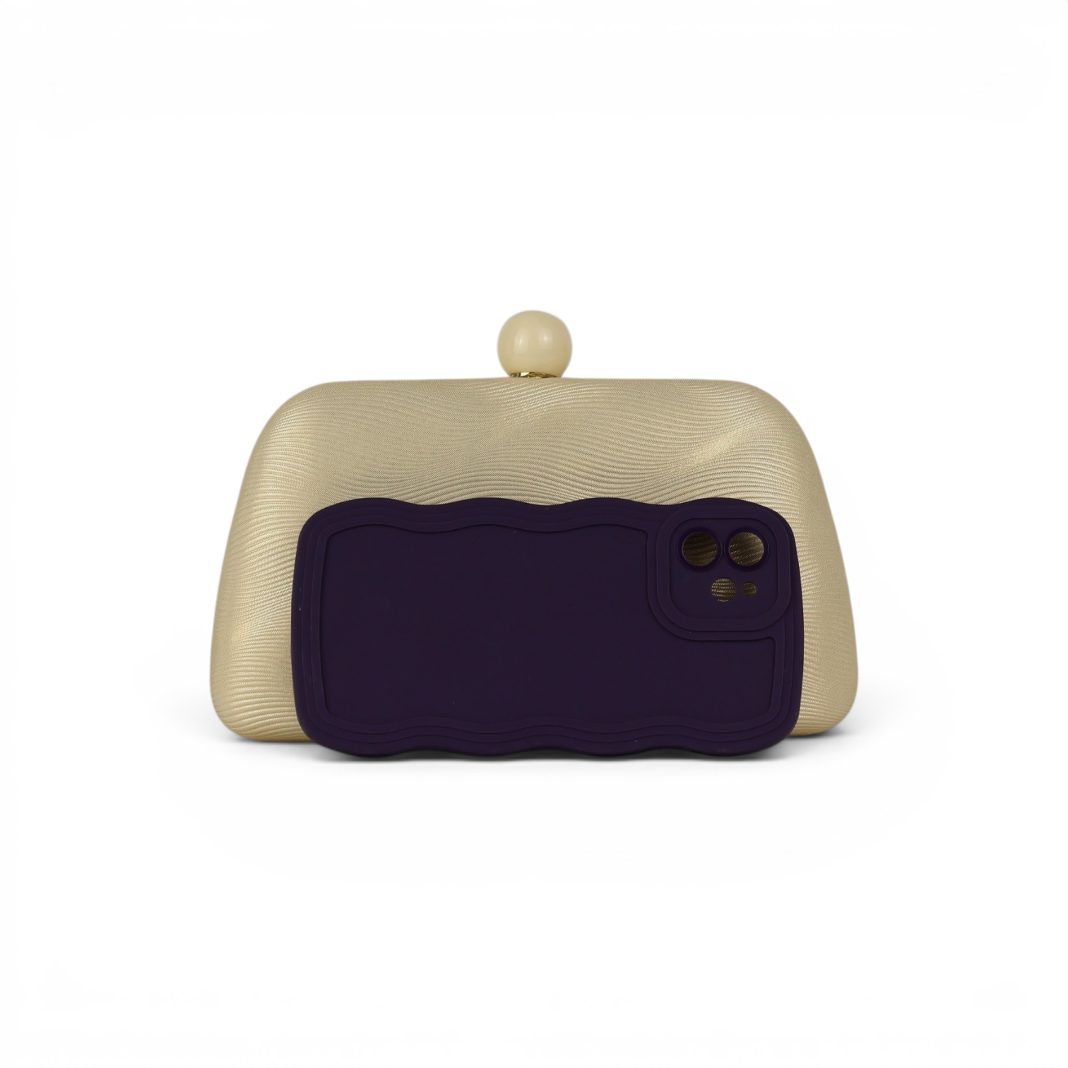 Bolsa Clutch Festa Amarelo Manteiga