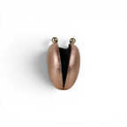 Bolsa Festa Clutch Oval Metalizada Rosê