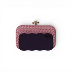 Clutch Tressê Cetim Inspired Média Rosa Claro