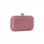 Clutch Tressê Cetim Inspired Média Rosa Claro