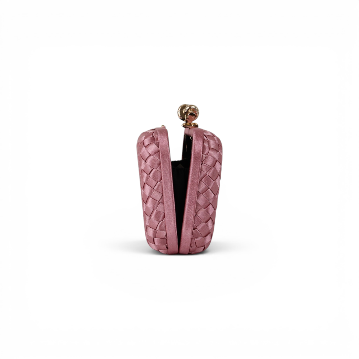Clutch Tressê Cetim Inspired Média Rosa Claro