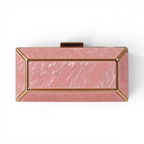 Bolsa de Festa Clutch Acrílico Rosa