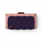 Bolsa de Festa Clutch Acrílico Rosa