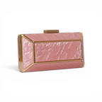 Bolsa de Festa Clutch Acrílico Rosa