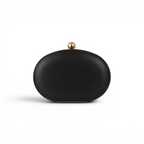 Bolsa Clutch Festa Oval Preta