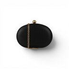 Bolsa Clutch Festa Oval Preta