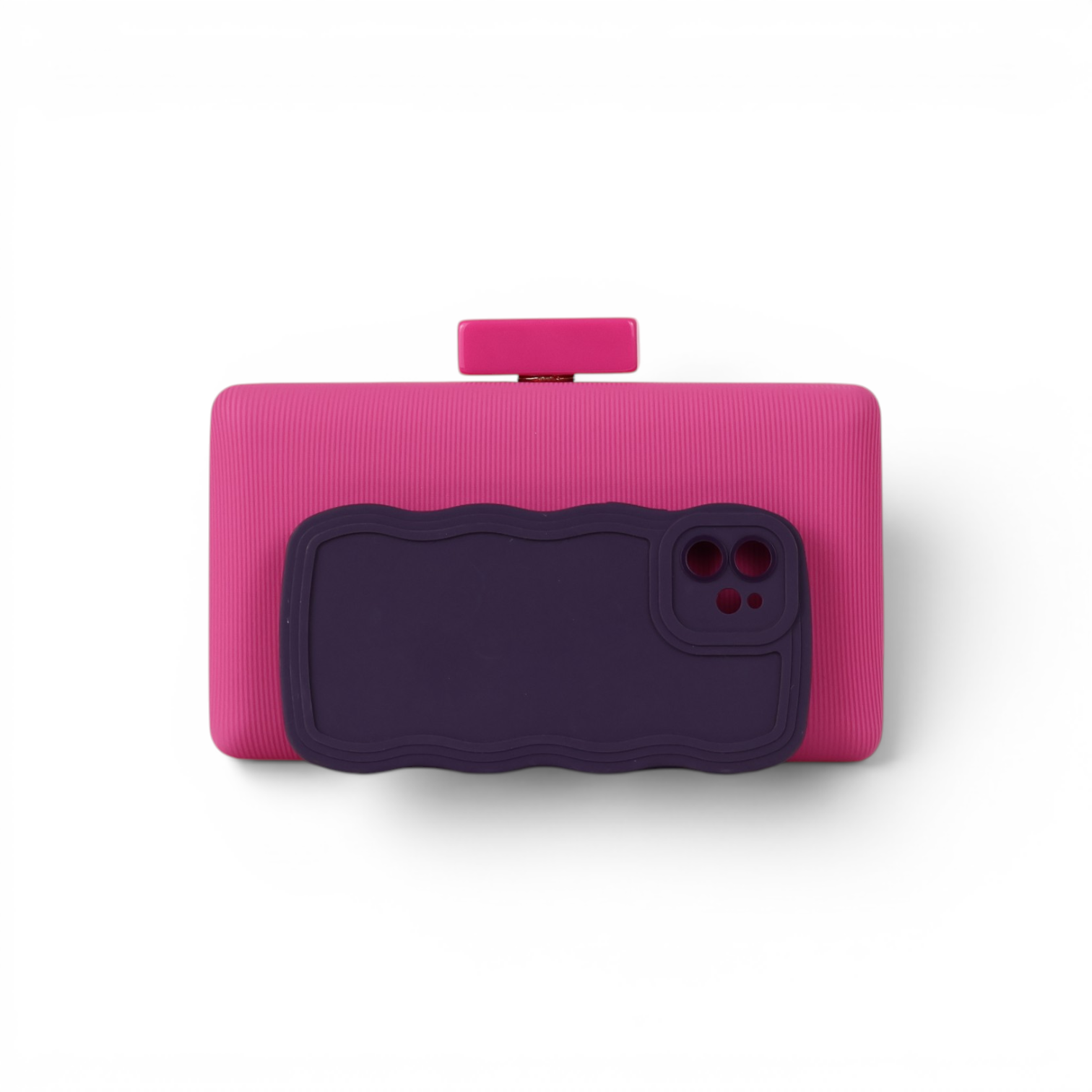 Bolsa de Festa Clutch Rosa