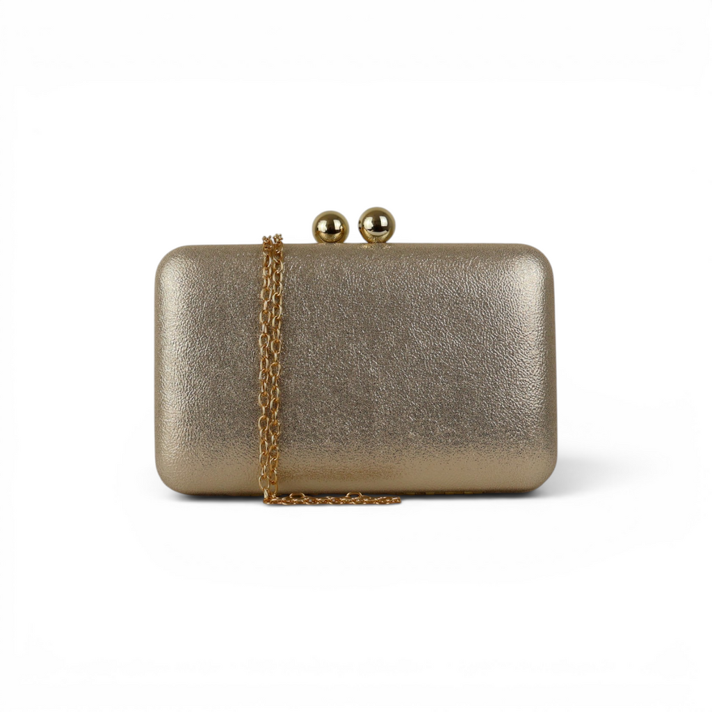 Bolsa Clutch Festa Dourado Claro