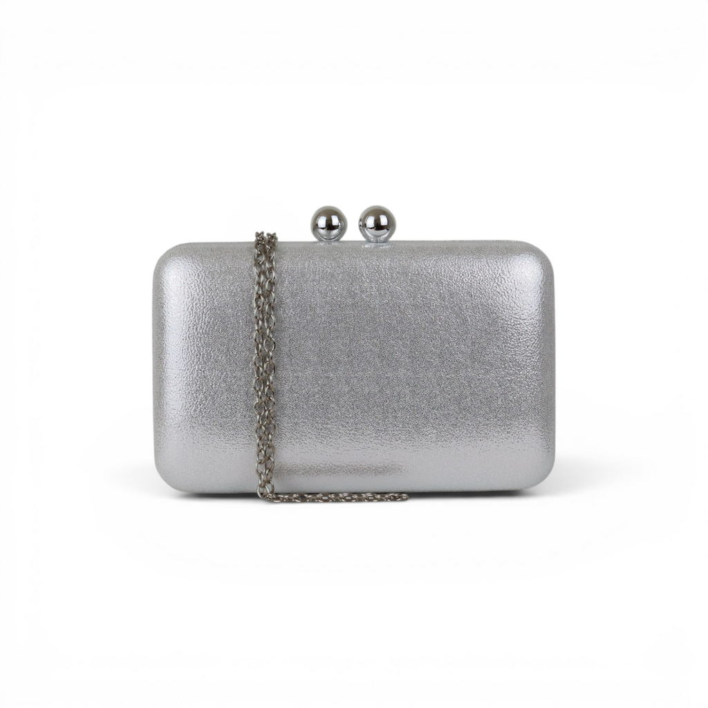 Bolsa Clutch Festa Prateada