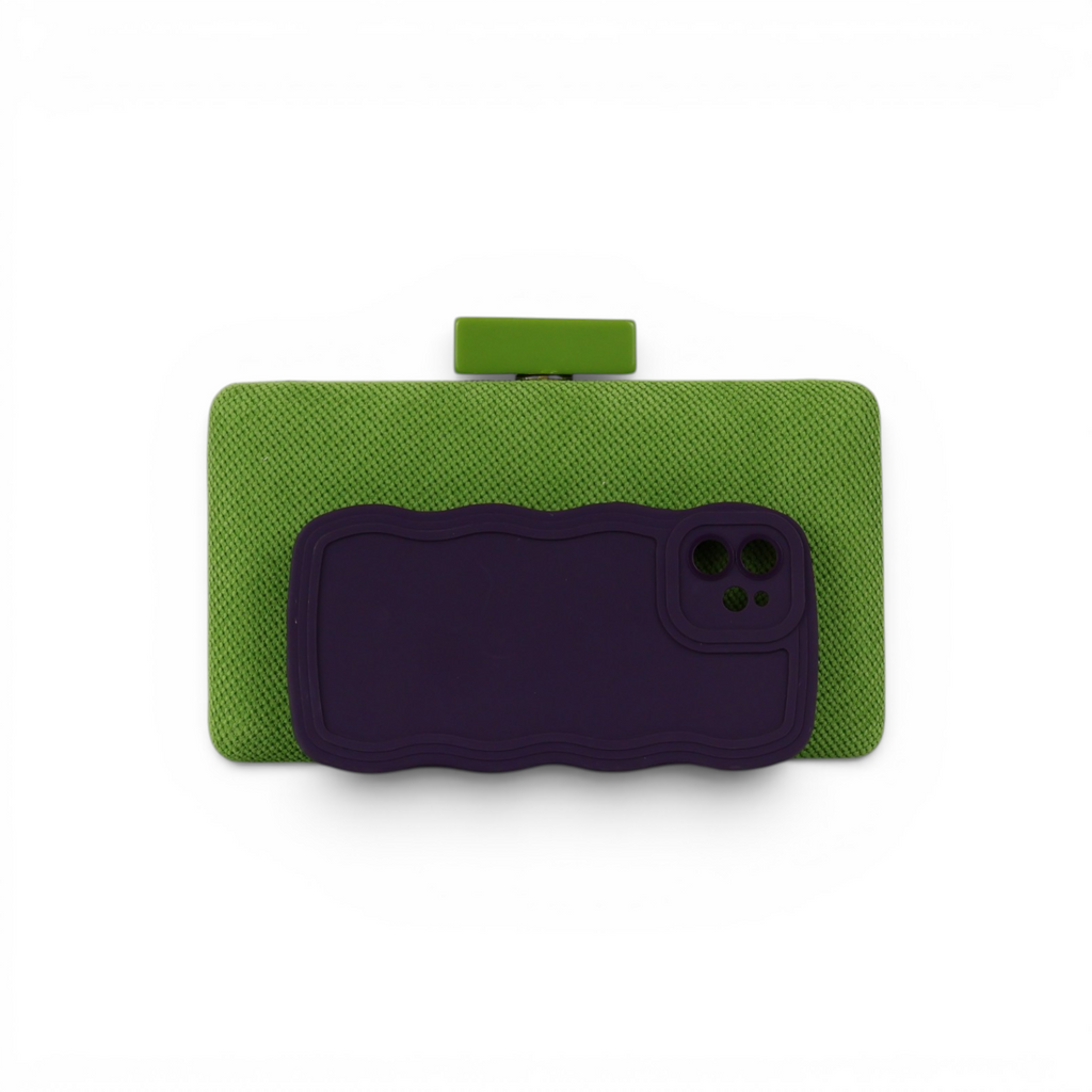 Bolsa de Festa Clutch Verde