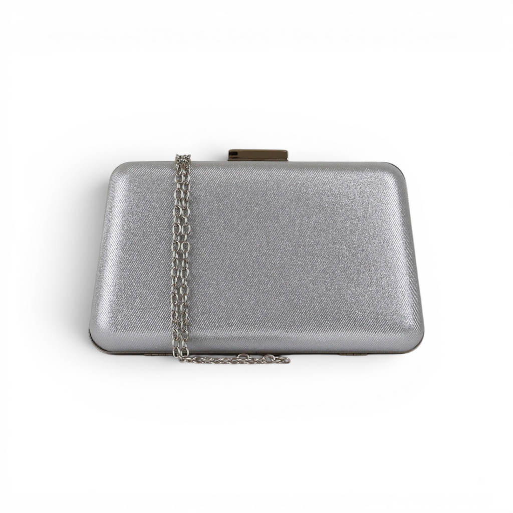 Bolsa Clutch Festa Prateada