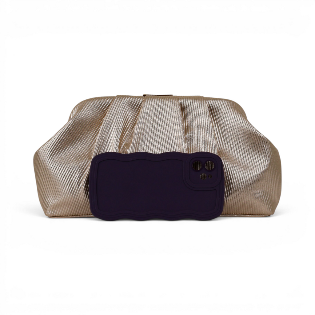 Bolsa de Festa Pouch Dourada