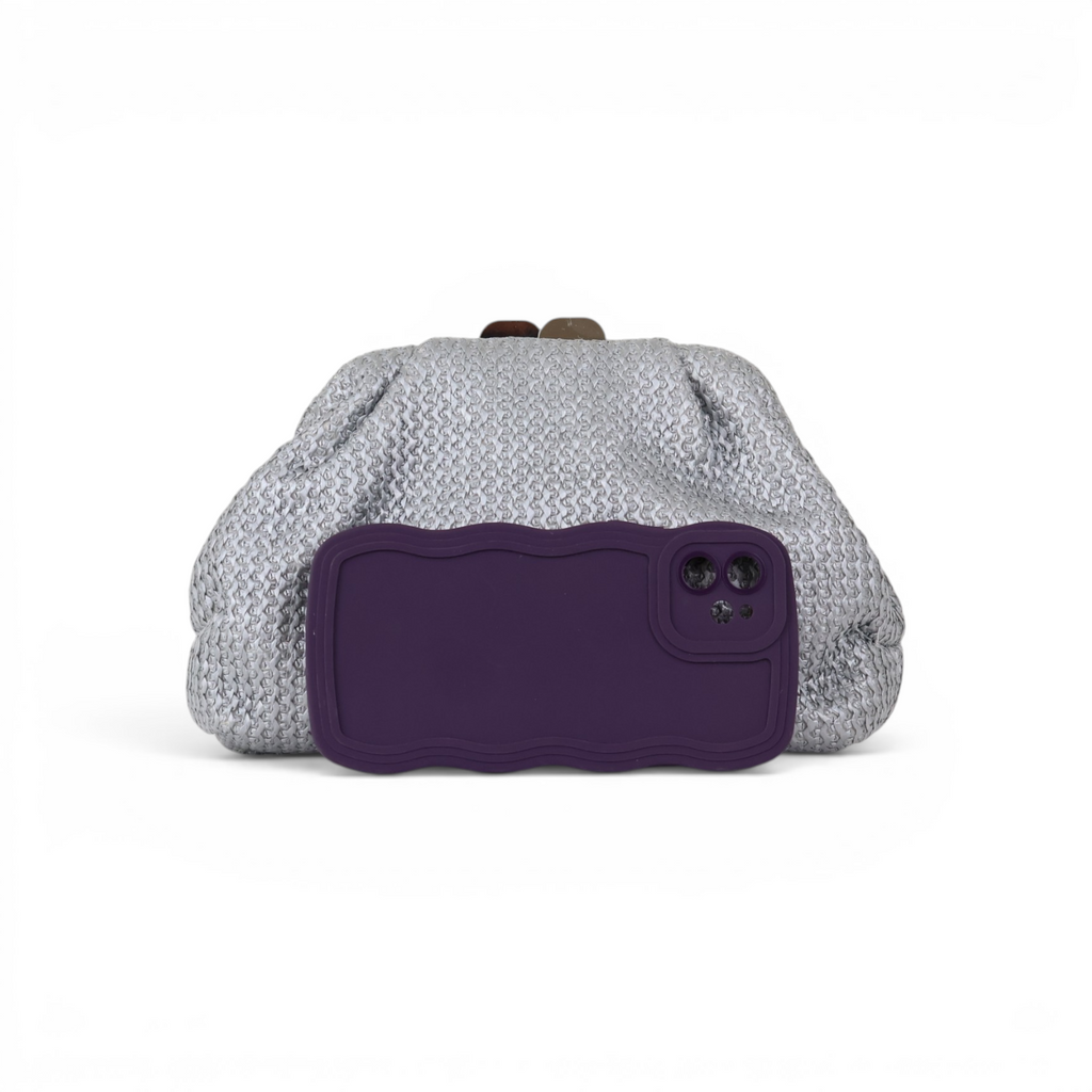 Bolsa de Festa Pouch Prata